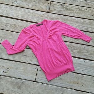 The Limited pink VNeck Sweater